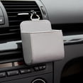 thumbnail image 1 of Car Storage Box Avant-garde Design Car Organizer Car Storage Bag Faux Leather Stylish Versatile Feel Auto Organizer for Phones Avant-garde Design, 1 of 11