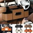 thumbnail image 1 of Car Storage Organizer for Back Seat Car Back Seat Organizer with Tissue, Car Seat Back Tissue Box and Storage Hook for Hold Phone,Drinks,Handbag,Compatible with Most Vehicles, 1 of 3