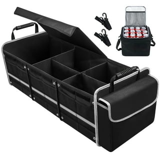 Felt Trunk Storage Bag Portable Tools Organizer Foldable Driving Bag  Storage Pouch for Car Van (Grey)