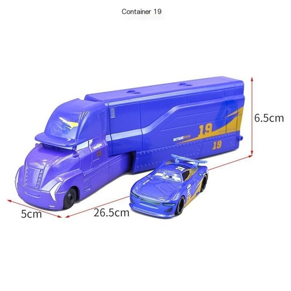 Car Story Daniel Black Storm Cool Sister Medium Container Truck Alloy Car Uncle Mai Toy