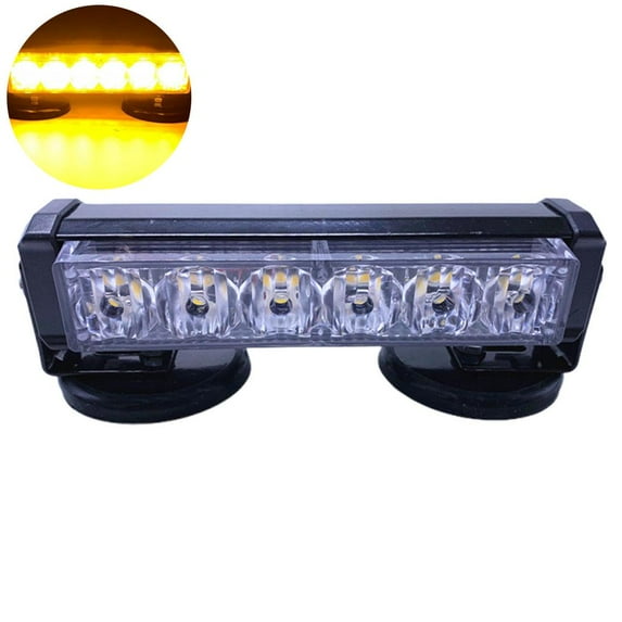 Car Strong Magnetic Flash Light, Emergency Flashing Warning Light, Car Strong Magnetic Flash Light, LED Magnetic Light Bar with Remote Control, 4 Modes Emergency Warning Light P4L0