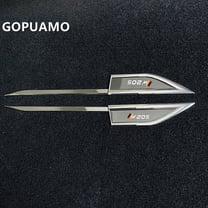 Car Styling Side Wing Fender Metal Trim Emblem for Mercedes Benz W205  Car Body Waist Line Sticker Decals Accessories 1 Pair