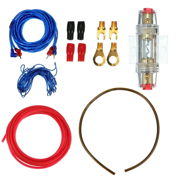 Car Subwoofer Subwoofers Control Line Amplifier Installation Wiring Kit Cable Wire
