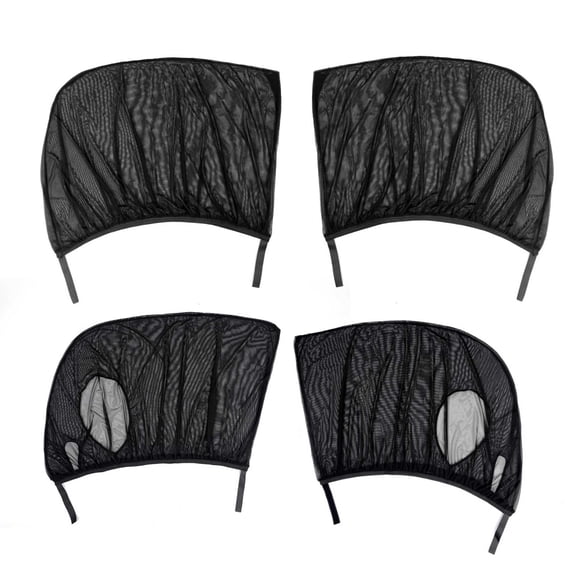 Car Sun Shade, Car Window Screens and Bug Mosquito Net Mesh for Blocking UV Rays Sunlight, Universal Breathable Sunshade Covers for Sedans, Trucks, SUVs