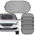 thumbnail image 1 of Car Sun Shade Cover Suction Cup Universal Set Rear Block 100*50cm,Side Blocks 44*36cm, 1 of 6