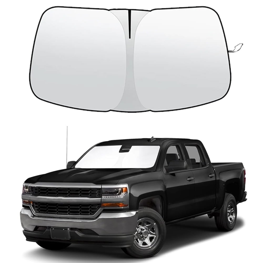 Car Sun Shade For 2014-2019 Chevy Silverado 1500 Windshield Visor ...