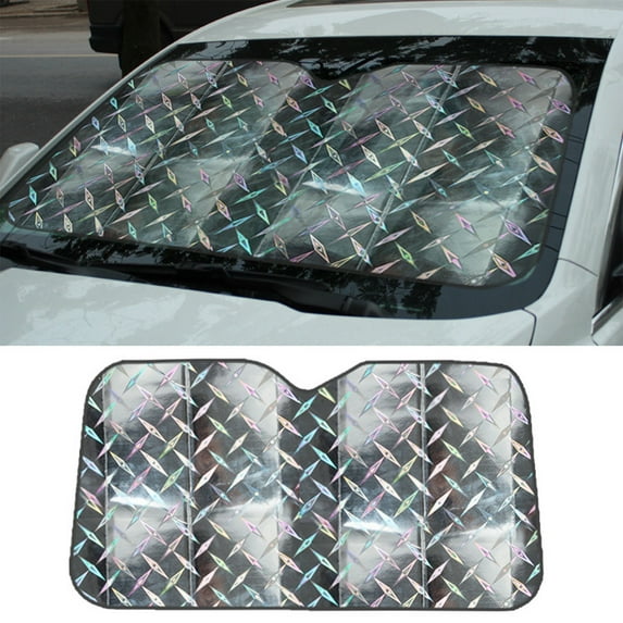 Car Sun Shade Qwtwty Car Sun Shield, Sunscreen Isolation, Sunshade Products 140 * 70/130 * 60 Car Sun Shield, Front Window, Front Shield, Car Accessories