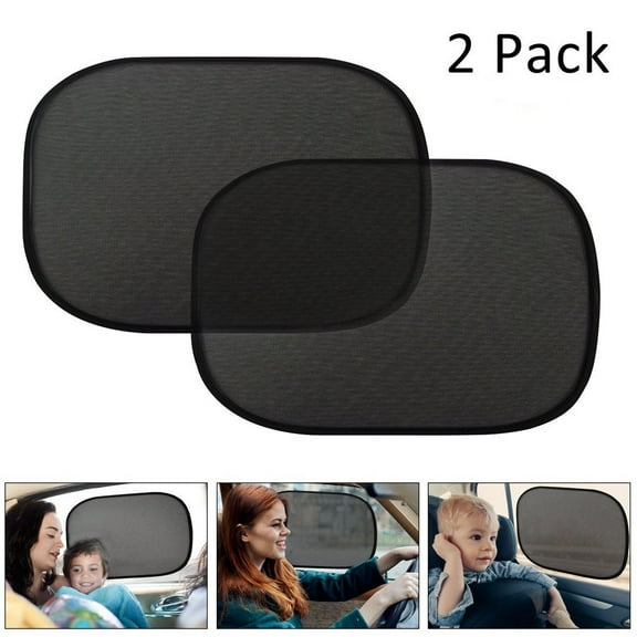 Car Sun Shade for Side Windows - Baby Car Sun Visor - Kids Auto Mesh Cover - 2 Pack 50x30cm - Vehicle Sun Protection Shield - UV Blocking Car Window Shade for Children - Car Sunscreen for Rear Window