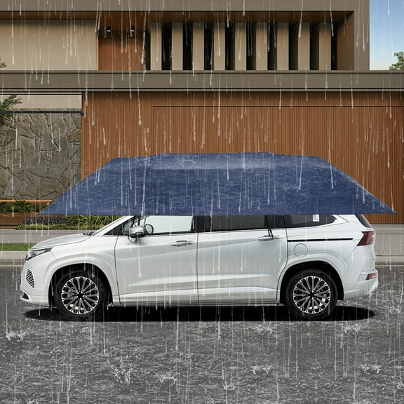 Car Sun Shade Umbrella Cover Tent Car Canopy Cover Car Awning Cover 4.6*2.3m NEW