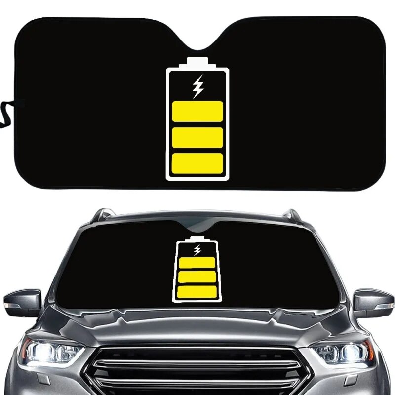 Car Sun Shade for Windshield Battery Drained Design Cars Heat Reflector