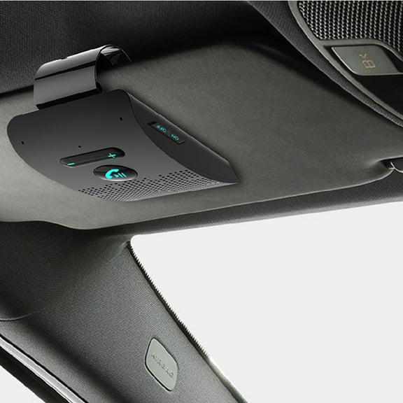 Car Sun Visor Bluetooth Speakerphone DSP Noise Reduction Bluetooth MP3 Player Hands Free Call Rechargeable Vehicle Audio Communication Device