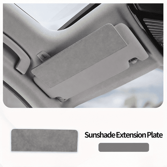 Car Sun Visor Extender 2 Pack - Universal Anti Glare Sunshade Extension for Vehicle, Adjustable Clip On Car Sun Visor for Blocking Sun Glare While...