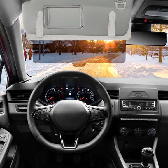 Universal Car Sun Visor Extension, Anti-Glare Shield for Driving Safety, Adjustable Sun Blocker for Car, Truck & SUV