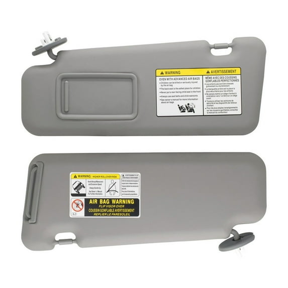 Car Sun Visor For Toyota Highlander 2004-2019, Left & Right Driver & Passenger Side Sunvisor Sun Protection Shade With Makeup Mirror-2008-2013 Left