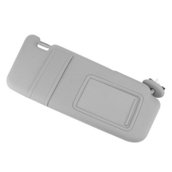 Car Sun Visor Left Driver & Right Passenger Side With Makeup Mirror For 2007- 2011 Toyota Camry Replacement Assembly 74320-06800-E0 74320-06800-B0 (Without Light ) -Copilot-right-grey