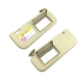 thumbnail image 1 of Car Sun Visor Left Driver & Right Passenger Side Replacement Compatible With Toyota Corolla Levin 2014 2015 2016 2017 2018 Without Light -two pieces-beige, 1 of 5