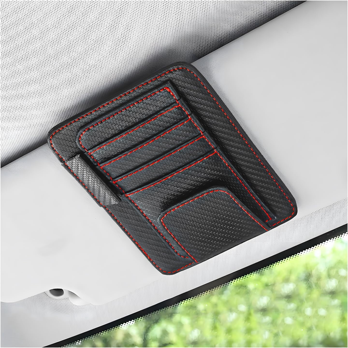 Car Sun Visor Organizer, Auto Visor Organizer and Storage, Registration ...