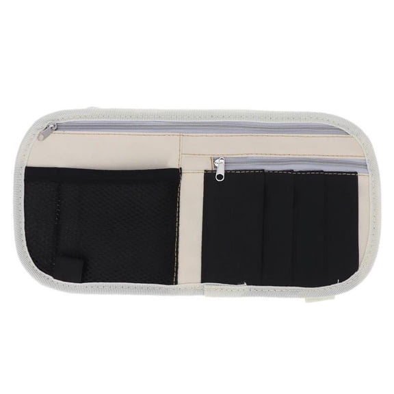 Car Sun Visor Organizer, Large Capacity Auto Interior Pocket Organizer, CD Glasses Pens Document Card Holder, Driving Accessories