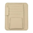 thumbnail image 1 of Car Sun Visor Organizer with Multi-Pockets, Adjustable Sunglasses Holder, Made of PU Leather for Auto Interior Use, 1 of 9