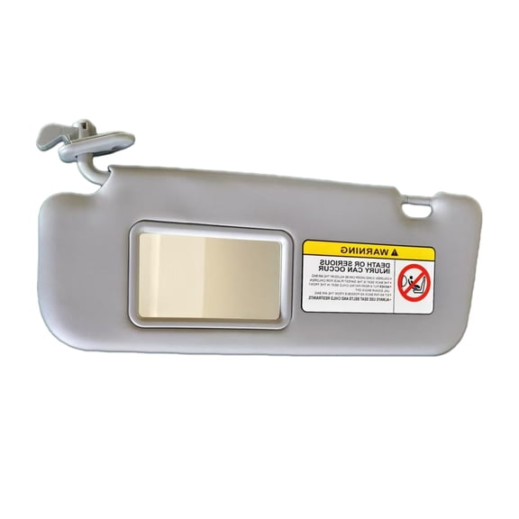 Car Sun Visor Replacement For Hyundai Accent 2011 2012 2013 2014 2015 OEM 85210-1R000 85220-1R000-grey-Mirror on the right