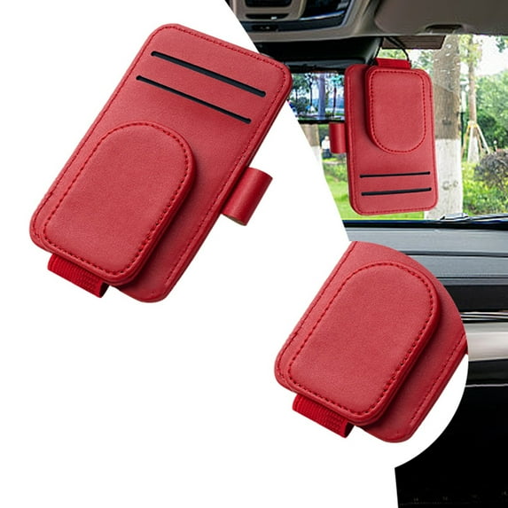 Car Sun Visor Storage Organizer with for Universal Vehicle Models