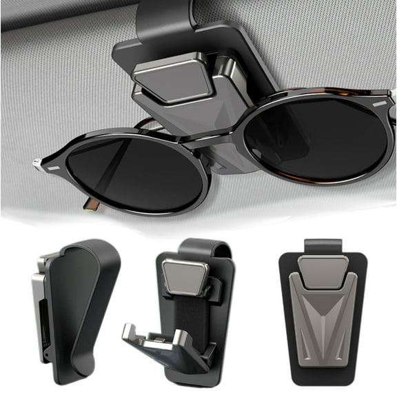 Car Sun Visor Sunglass Holder - Metal Sunglass Holder, Suitable for Car Sun Visor Clip, Glasses Ticket Clip, Sunglass Holder, Car Sun Visor