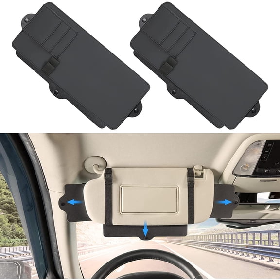 Car Sun Visor Sunshade Extender, Adjustable Sun Visor Protects from Anti-Glare, UV Rays Blocker Window Windshield Sunshade Extender for Car SUV