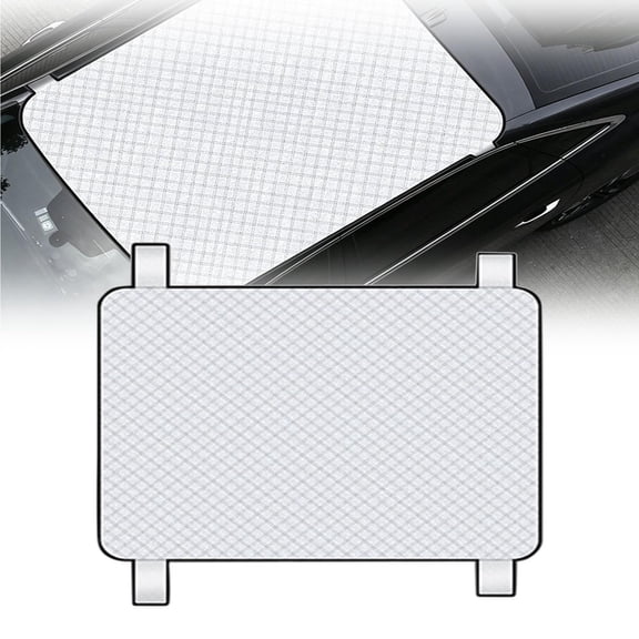 Car Sunroof Shade Cover, Dustproof Heat-Insulating Skylight Mesh, Breathable Foldable Keep Cool Sun Protection Cover, Weatherproof Barrier, for Most Cars Trucks