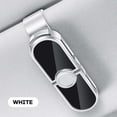 thumbnail image 1 of Car Sunshade Glasses Clip Holder,360° Rotating Sunglass Storage Clip for Car Visor, Universal Eyewear Organizer with Quick Release Button, Auto Accessories for Sunscreen Mount, Secure Eyeglass Holder, 1 of 4