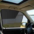 thumbnail image 1 of Car Sunshade Magnetic Suction Side Window Shade, Semi Transparent Mesh Sunshade for Car, Black Polyester Sun Shade, 10 Powerful Magnets, 1 of 6
