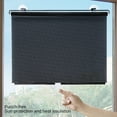 Car Sunshade Suction Cup Sunshade Blackout Curtains Punchfree Curtain