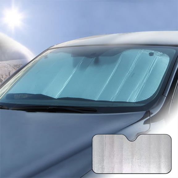 Car Sunshade Sunscreen Heat-insulating Curtain Front Windshield Cover Car Sunshade Sunshade Car Window Sun Block Front File