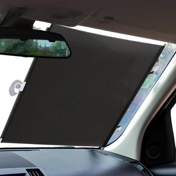 Car Sunshades  Car Window Screen with Suction Cups,1Pc Windshield Sunscreen for, Automotive Interior Sun Protection, Suction Cup Design