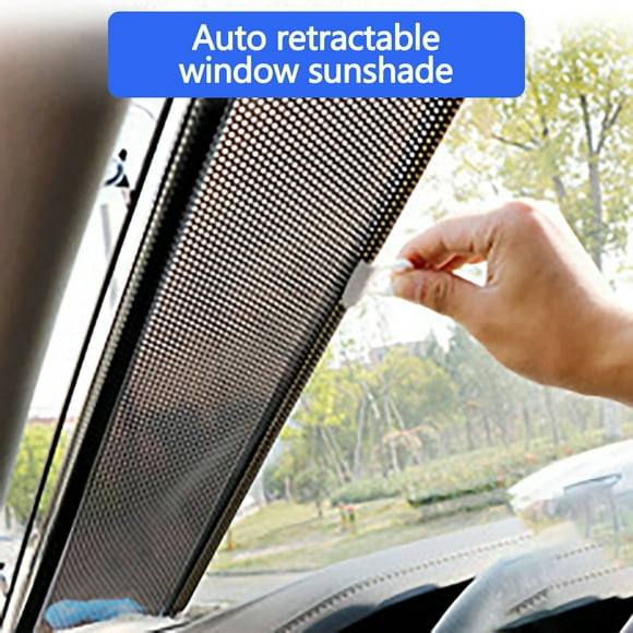 Car Sunshades, Thermal Insulation Blinds, Automatic Retractable, Blackout Design, for Sedans, SUVs, Truck Windows, Energy Efficient, Easy Install, Privacy Shield, Automotive Sun Protection, Akmoler