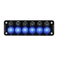 thumbnail image 1 of Car Switch Combination Panel Multi-Switch Control Panel Power Panel Universal Car RV Marine, 1 of 5