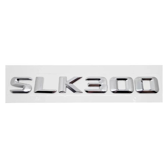 Car Tail Letter Stickers Rear Trunk Badge Emblem Compatible with SLK55 SLK63 SLK200 SLK230 SLK250 SLK280 SLK300 SLK320 SLK350