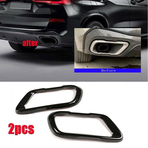 Car Tail Muffler Exhaust Pipe Output Cover for X5 G05 X6 G06 X7 G07 2019-2021 Accessory for M Sports Version