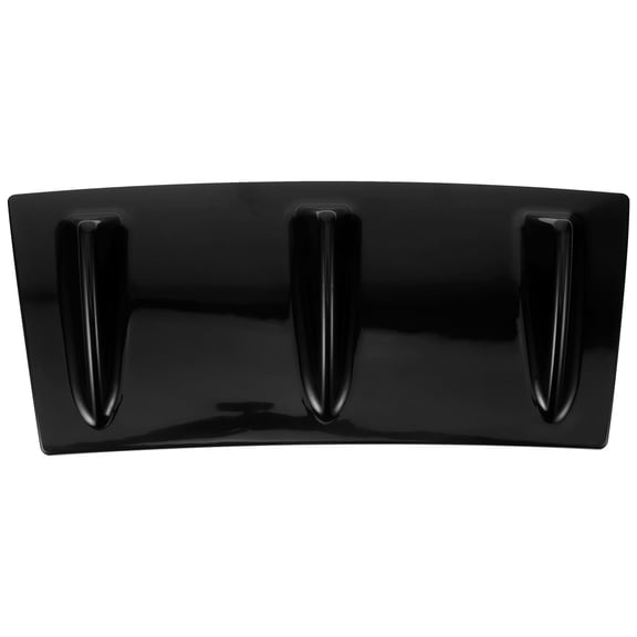 FONDOTIN Sporty Rear Wing Spoiler Car Rear Decoration Shark Fin ABS Plastic Black 1Pcs