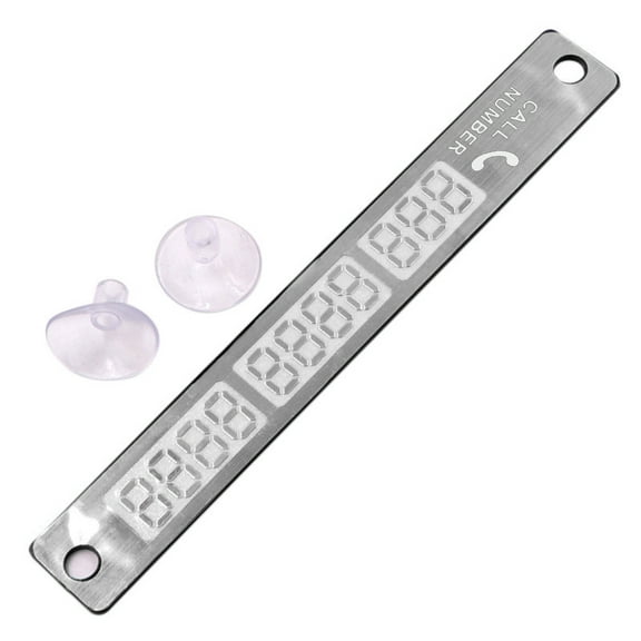 Car Temporary Parking Card Phone Number Cards Plate Telephone Number Park Stop Automobile Accessory Car-styling