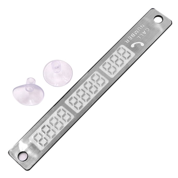Car Temporary Parking Sign for Creative Parking Card Moving License Plate Moving SUV Number Plate Stop S