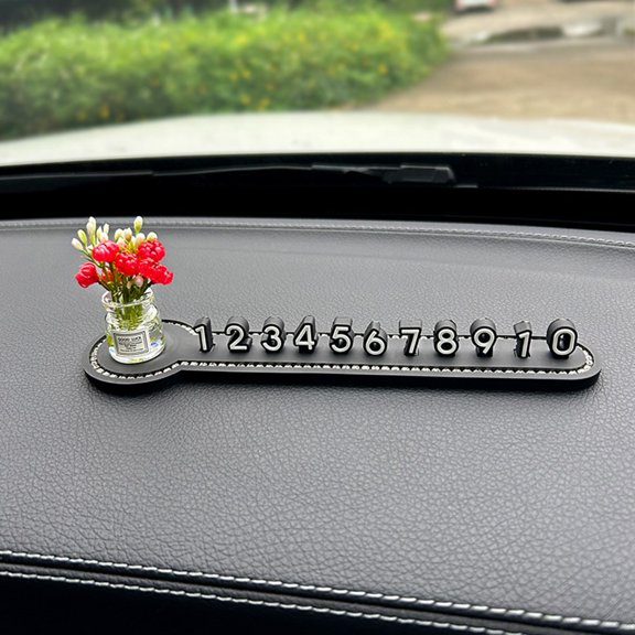 Car Temporary Stop Sign Multifunctional Phone Number Temporary Parking Card