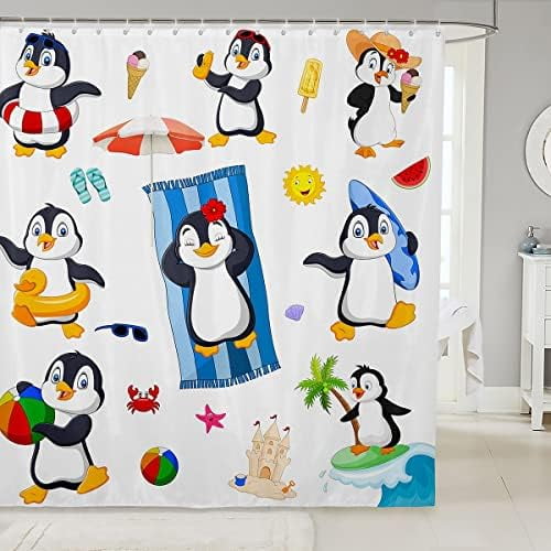 Car Themed Shower Curtains Home Decor Black White Checkered Flag Print