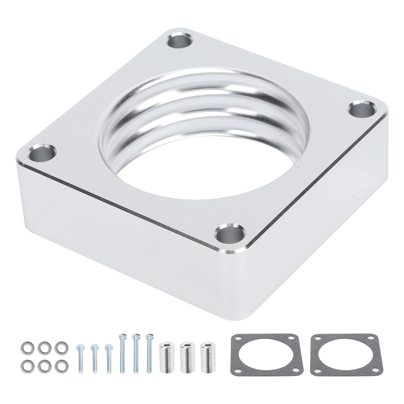 Car Throttle Body Spacer Aluminium Alloy Maintenance Replacement for