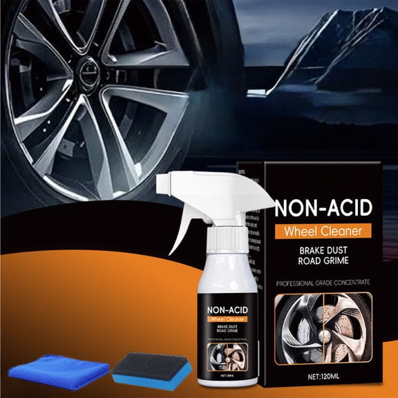 Car Tire Brightening Cleaner Kit, Rubber Antioxidant Maintenance Spray, Wheel Sidewall Cleaning Agent For Suv