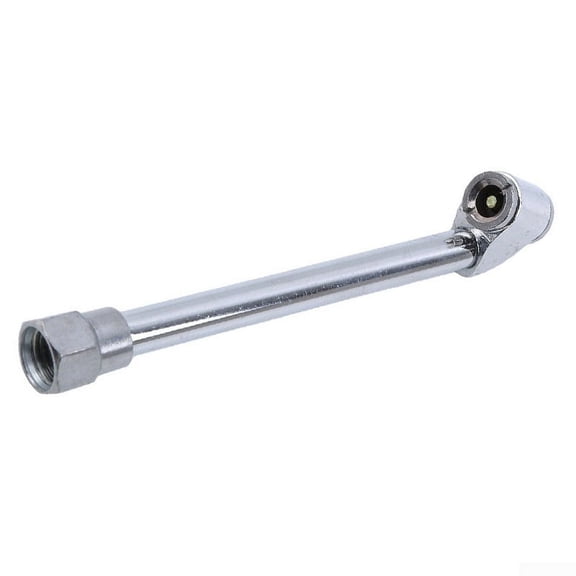 Car Tire Multi-Purpose Air Pump Hose Nozzle Gauge Inflator Inflatable Head Chuck