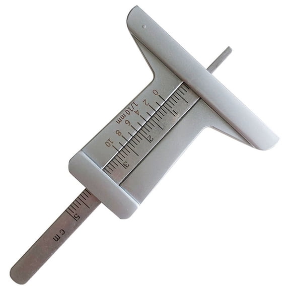 Car Tire Pattern Measuring Ruler Mini Stainless Steel Inspection Ruler Pattern Depth Inspection Vernier Caliper Tools,1 x Tire Pattern Measuring Gauge,As Shown