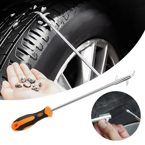 Car Tire Stones Remover Hooks Auto Tire Cleaning Tool Wheel Tread Slot Stone Gravel Remover For Car Motor Tire