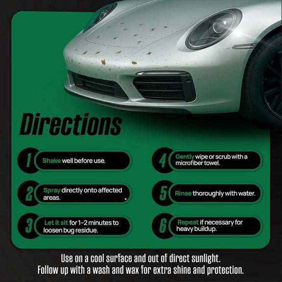 Car Tire and Plastic Coating Spray - 3.4oz Multi-Purpose Tire Polish and Surface Protector for Car Exterior and Interior Care