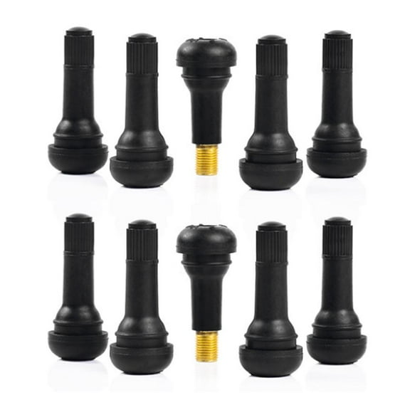 Car Tire valve TR 413 /414 -In Tire Valve Stems Short Black Rubber