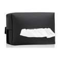 thumbnail image 1 of Car Tissue Box Seat Back Holder with PU Leather Cover, Breathable Elastic Material, Tissue Pack Organizer for Vehicle Interior and Office, 1 of 3